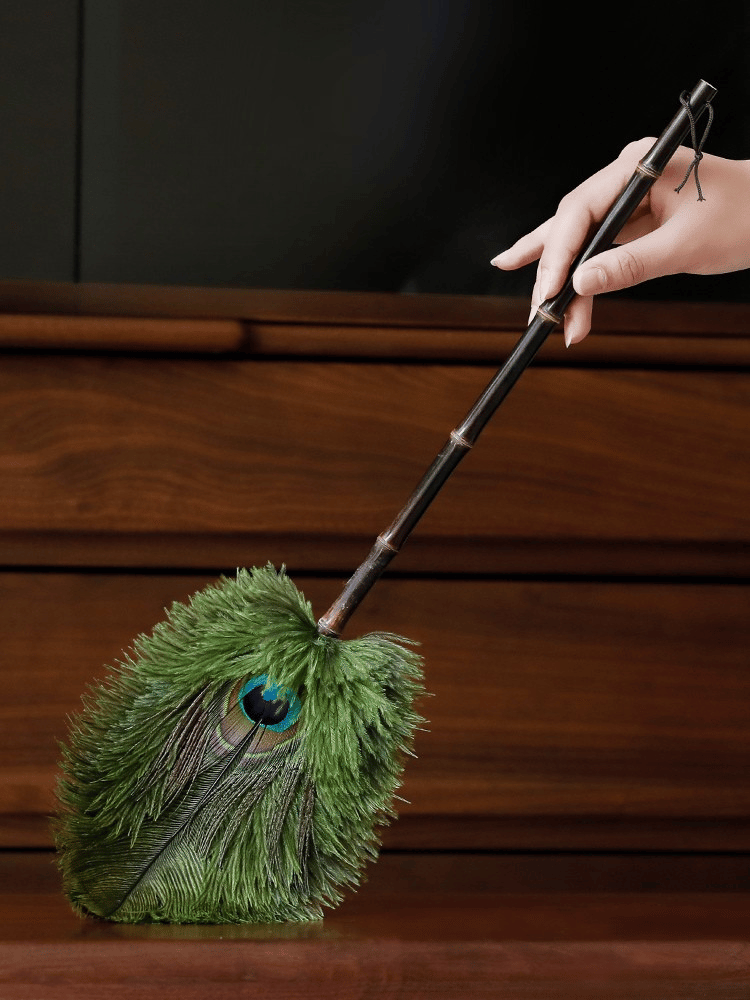Peacock, ostrich feathers, electrostatic dust removal, dusters, original chicken feathers, dusters, artifact decorations