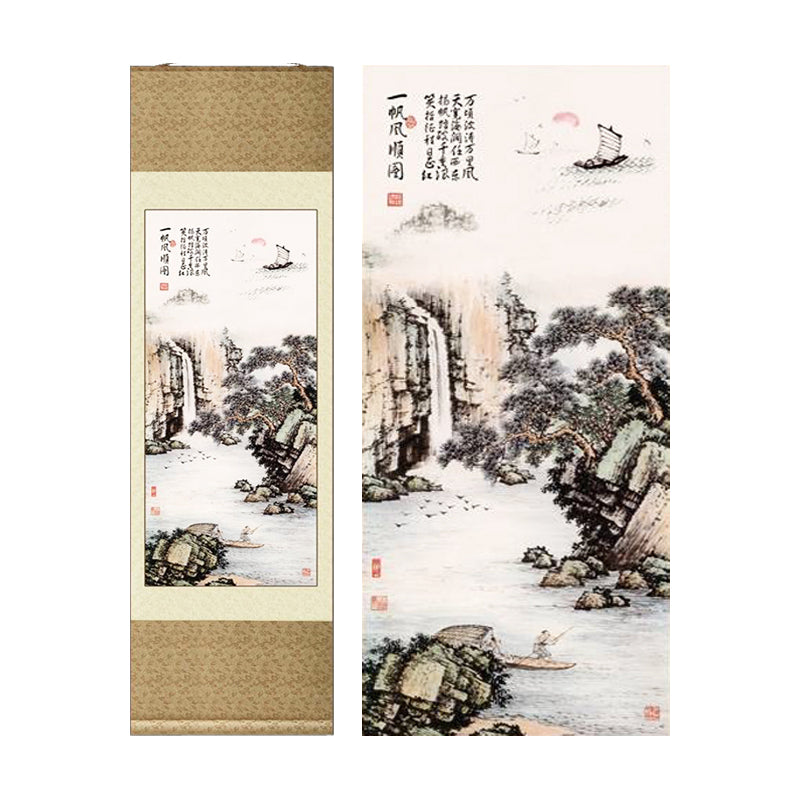 Gifts for foreigners abroad, silk scroll paintings, gifts for foreigners, traditional Chinese Sichuan panda faces