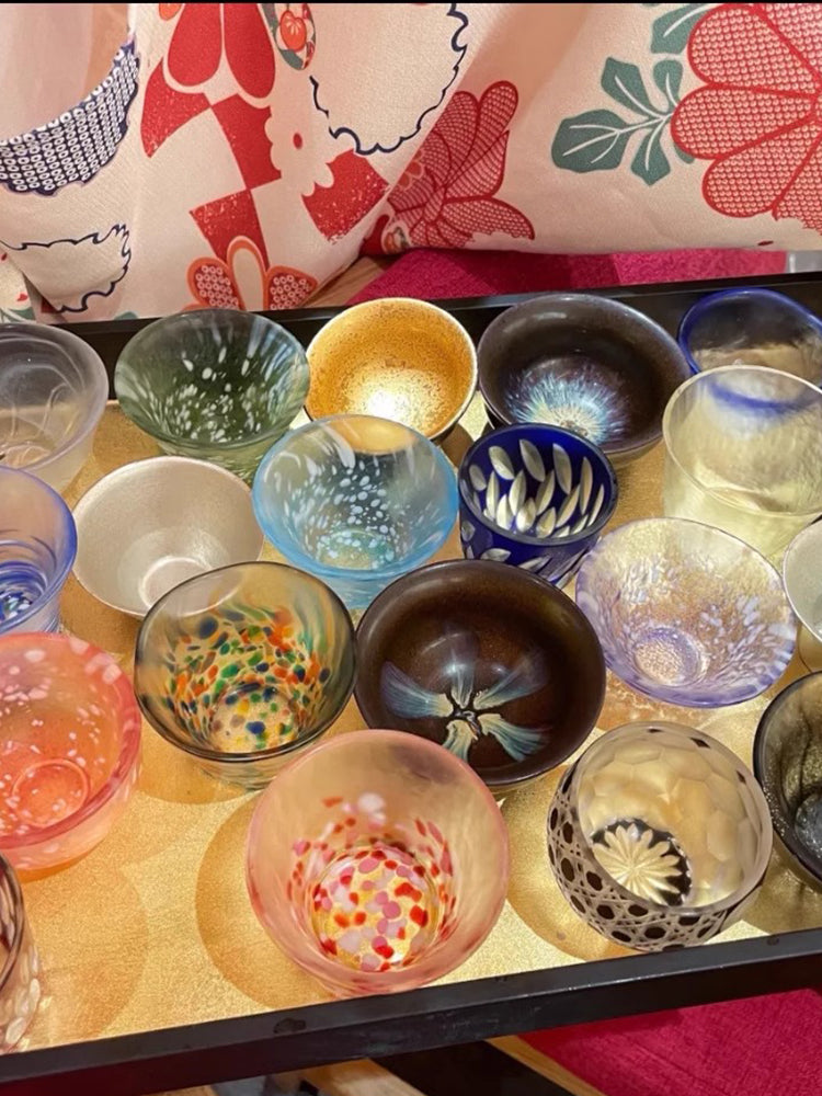 Birthday gifts for leaders/customers/seniors, high-end light luxury, lead-free glass, sake glasses, gift boxes, housewarming gifts