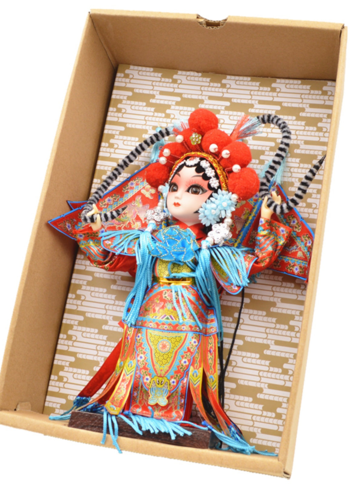 Featured gifts for silk people in Beijing Juanren decorations Peking opera facial makeup characters Peking opera dolls gifts for children