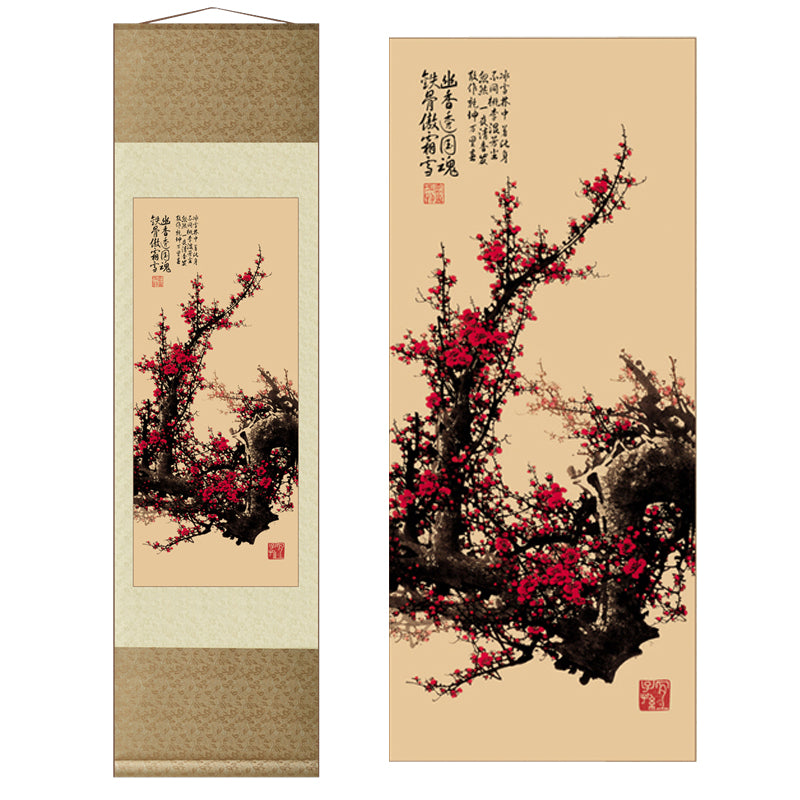 Gifts for foreigners abroad, silk scroll paintings, gifts for foreigners, traditional Chinese Sichuan panda faces