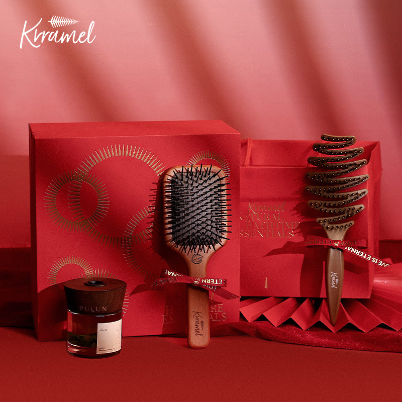 Wedding Gift Air Cushion Comb Bristle Massage Comb Hair Care Gift Box Comb Birthday Gift for Girlfriends