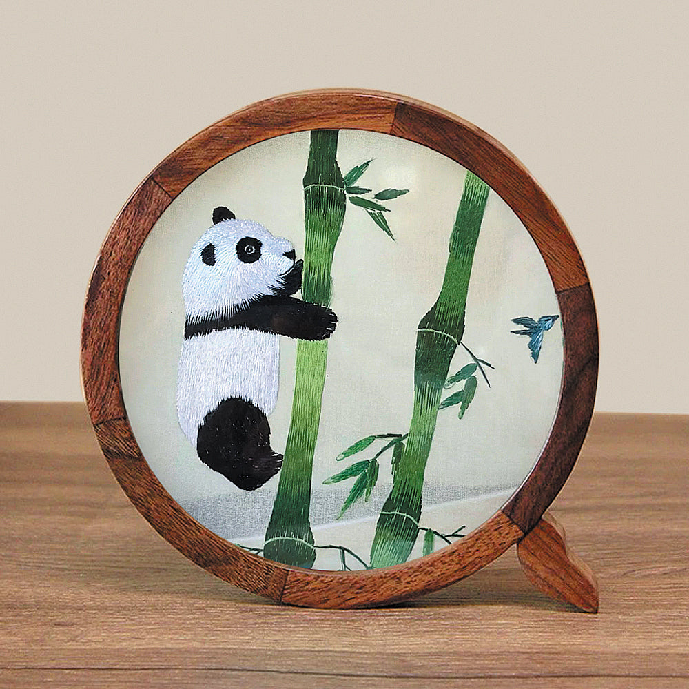 New Chinese Suzhou embroidery double-sided embroidery special gifts, souvenirs, desktop ornaments, landscape screens, business companions, small gifts